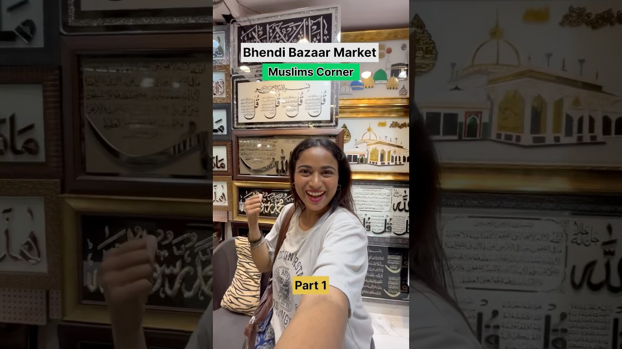 Muslims Corner🕌Bhendi Bazaar Market South Mumbai Me😱 Part 1 | All Islamic Books 📚 Fragrance Etc