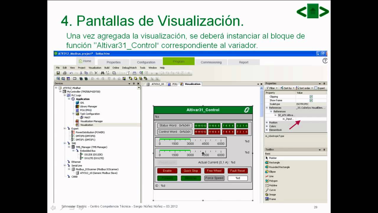 Control de variadores Altivar 312 en Modbus RTU con SoMachine. Parte 3 Schneider Electric