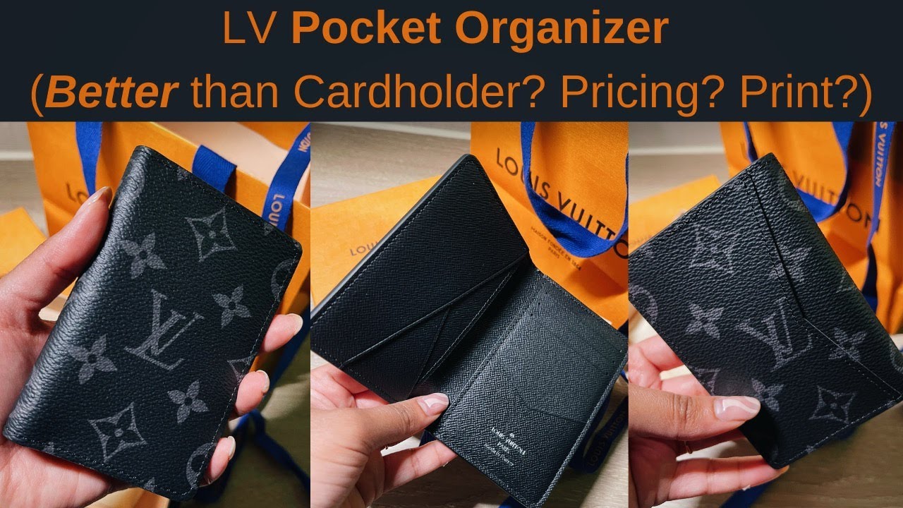 Louis Vuitton Pocket Organizer (Monogram Eclipse)