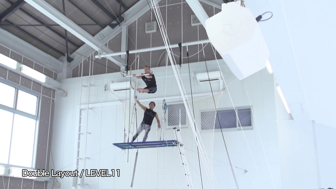 34 Level 11 Double Layout　：　Fly'n Fit　trapeze studio　空中ブランコ