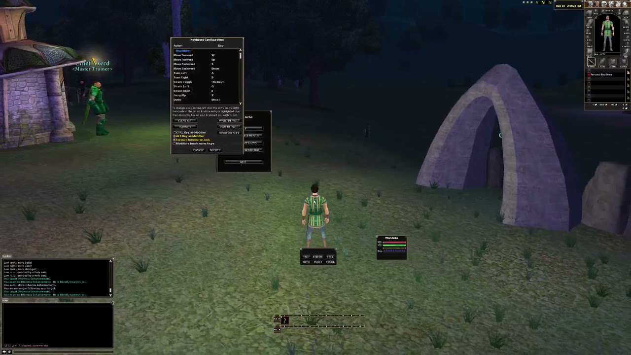 Dark Age of Camelot - New Player Controls/Keybinds Overview