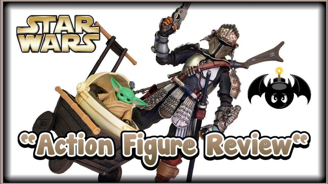 Star Wars Movie Realization Ronin Mandalorian Beskar Armor & Grogu action figures review.