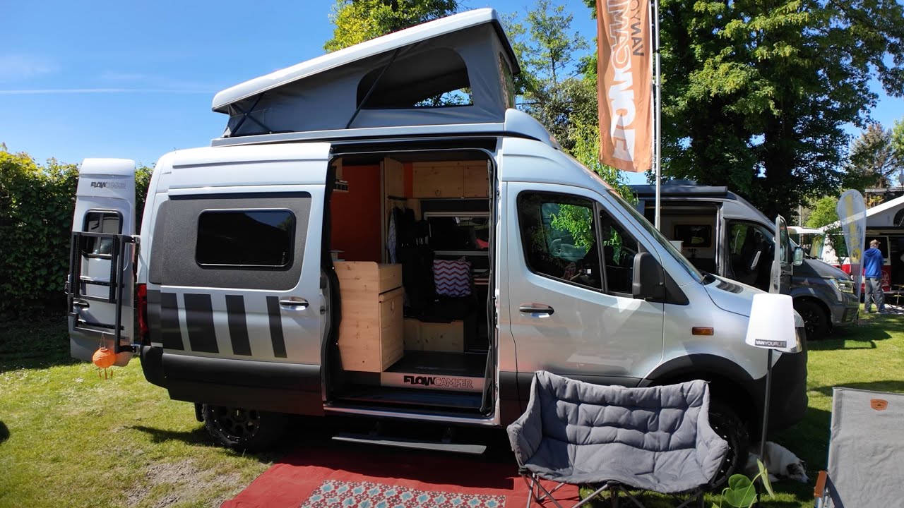 BEZAHLBARER WOHNMOBIL MERCEDES HANDMADE IN GERMANY 🇩🇪 Campervan Flowcamper Max Allrad Sprinter