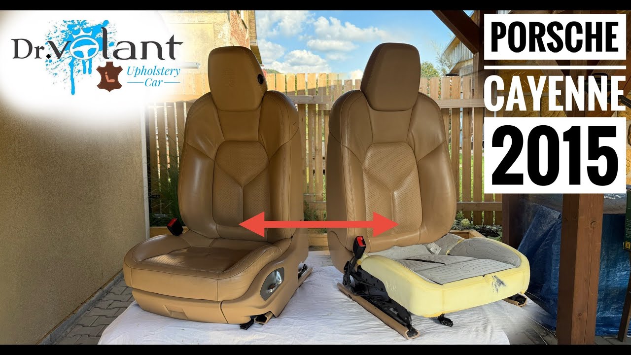 Porsche  Cayenne 2015 front seat cover removal