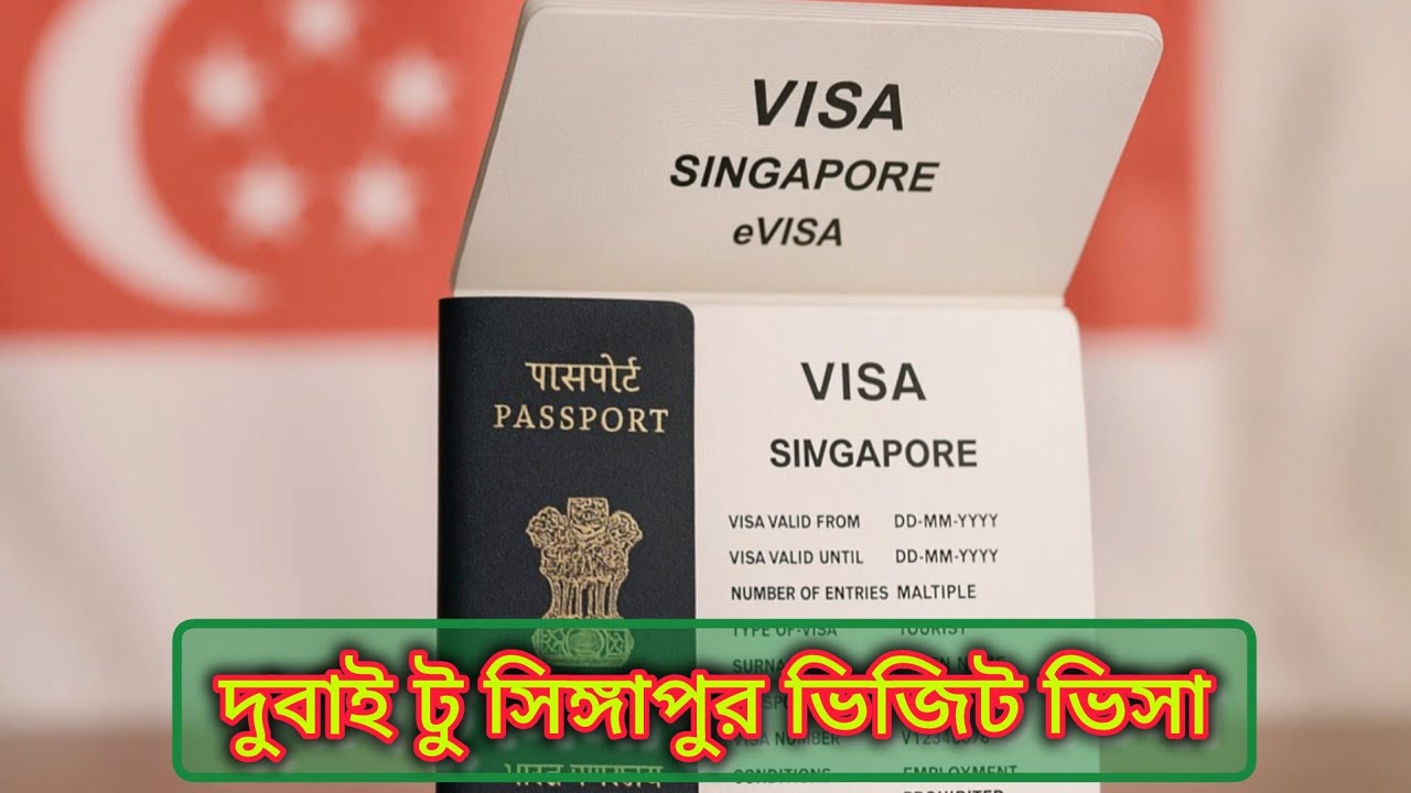দুবাই থেকে সিঙ্গাপুরের ভিসা কিভাবে পেলাম? খরচ কত? Singapore visa from Dubai @familytrip-expat 