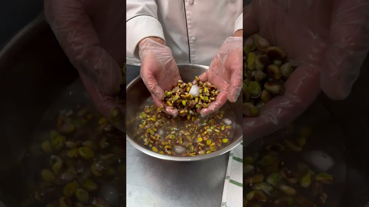 HOW TO MAKE PISTACHIO BUTTER #Shorts #ChefsDoor #Halal #Shawarma #Arab #Food #Cairo #Mississauga