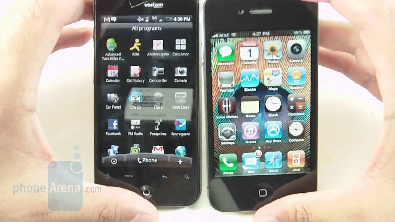 Apple iPhone 4 vs. HTC Droid Incredible