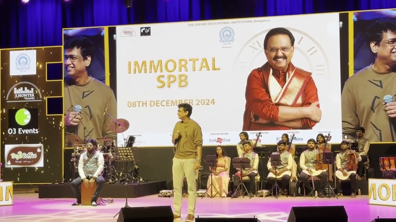 Concert in Memory of father SP Balasubramaniam by SP Charan - 8th Dec 2024
