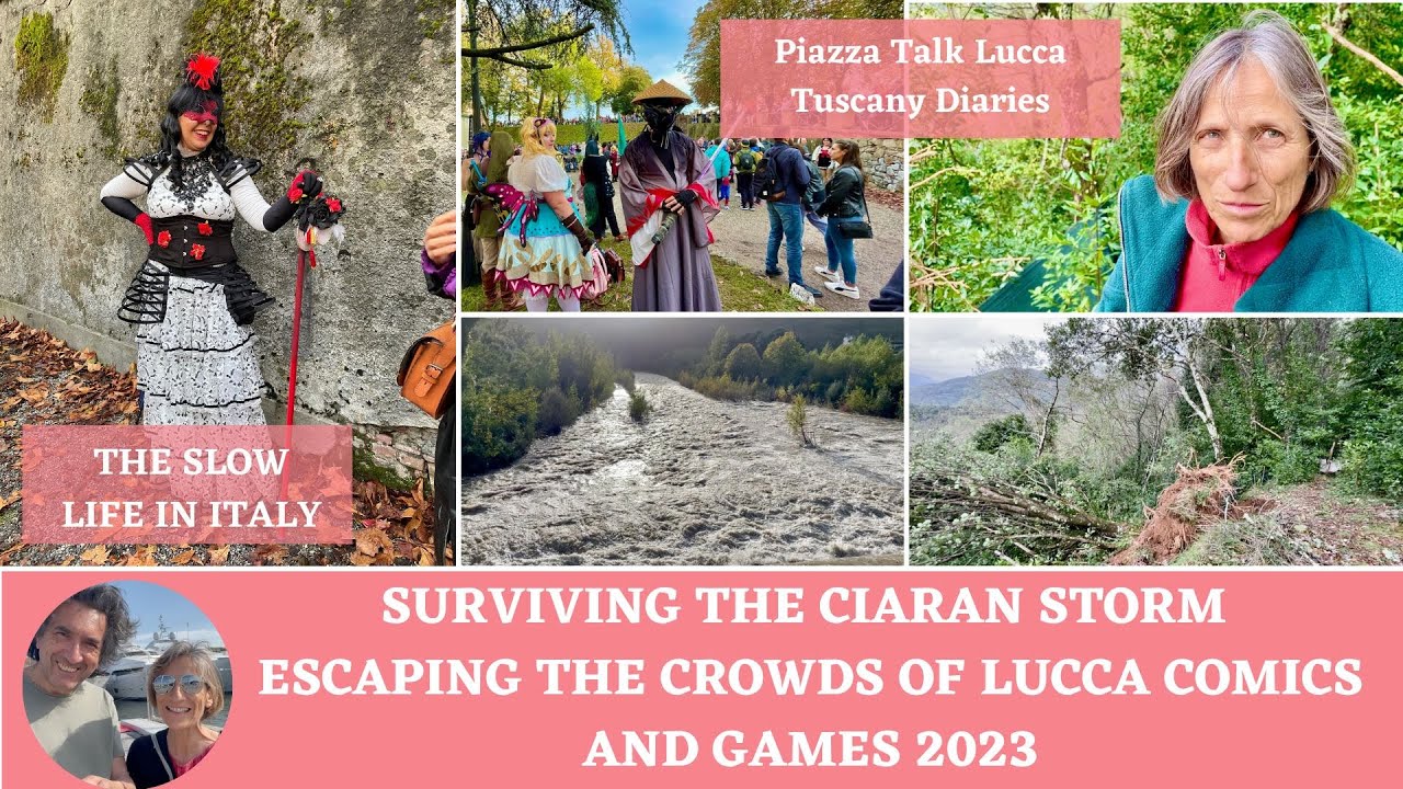 SURVIVING THE CIARAN STORM | ESCAPING THE CROWDS OF LUCCA COMICS AND GAMES 2023