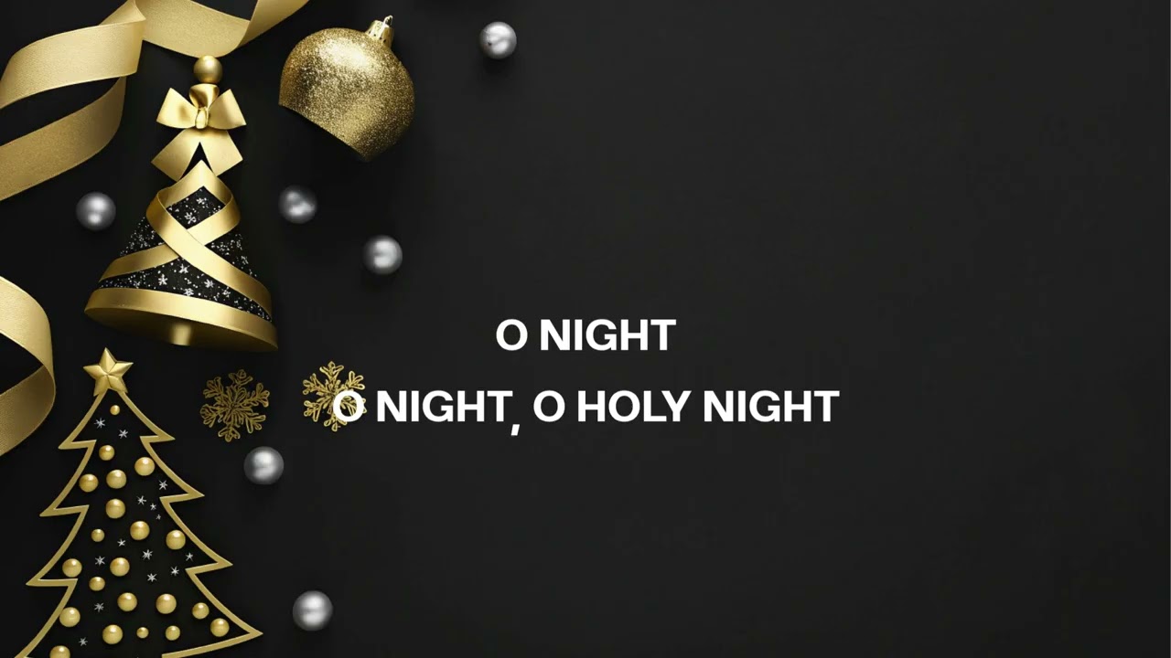 O HOLY NIGHT 🌙/  CHRISTMAS SONG 🎵   MUSIC 🎶 🎵  WORSHIP 