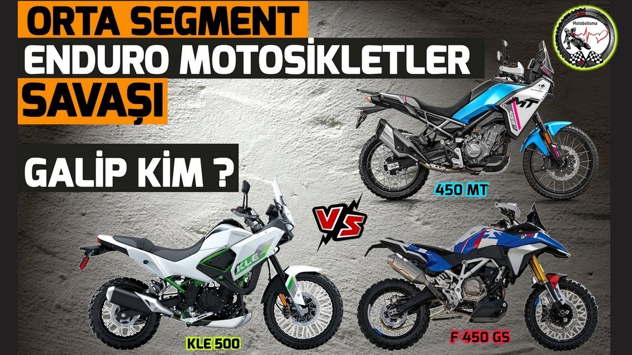 ORTA SEGMENT 500 CC ENDUROLAR SAVAŞI #450mt  #bmwf450gs #kle500
