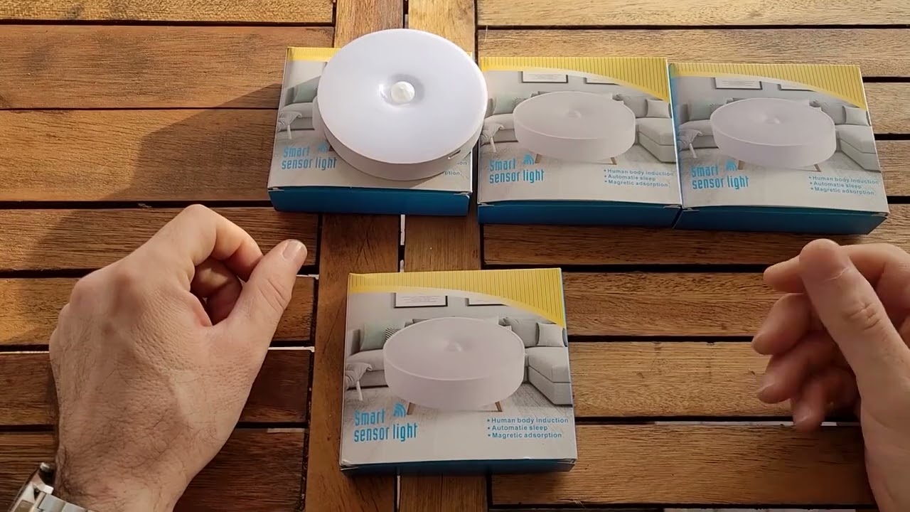 Hareket Sensörlü USB Şarj Edilebilir Led Beyaz Işık Dolap İçi Lamba