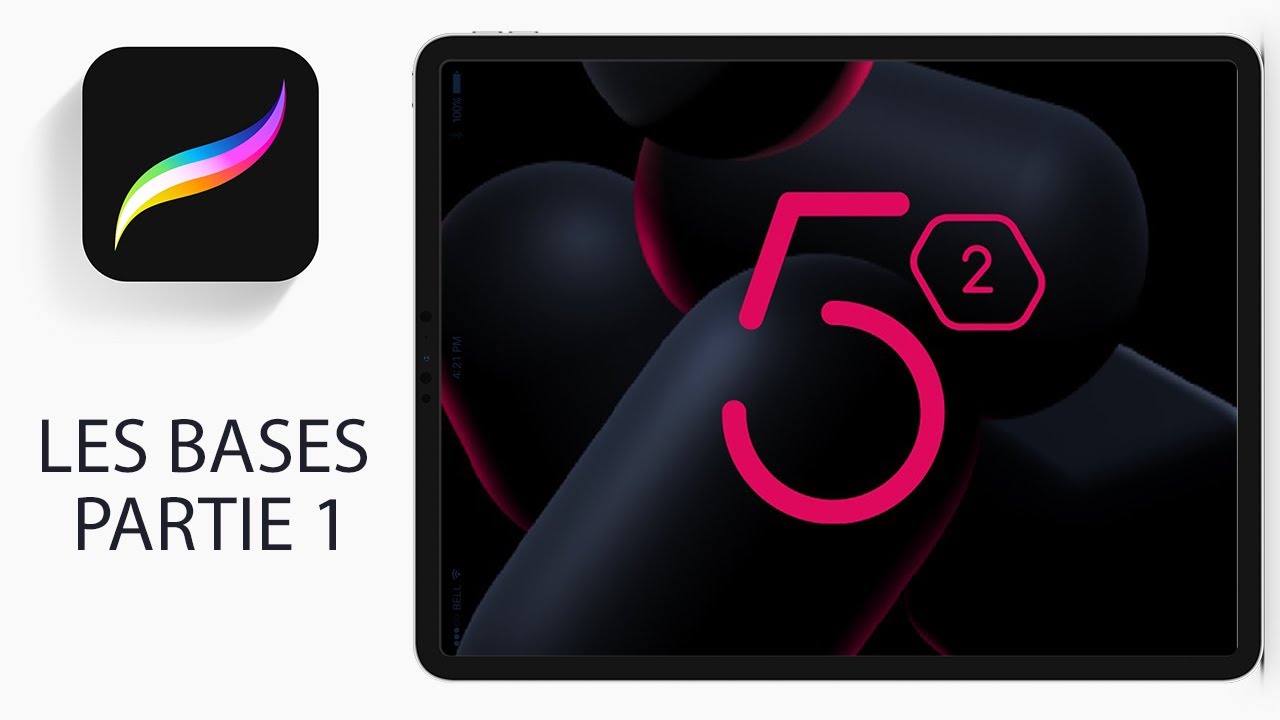 Apprendre Procreate - L'interface partie 1
