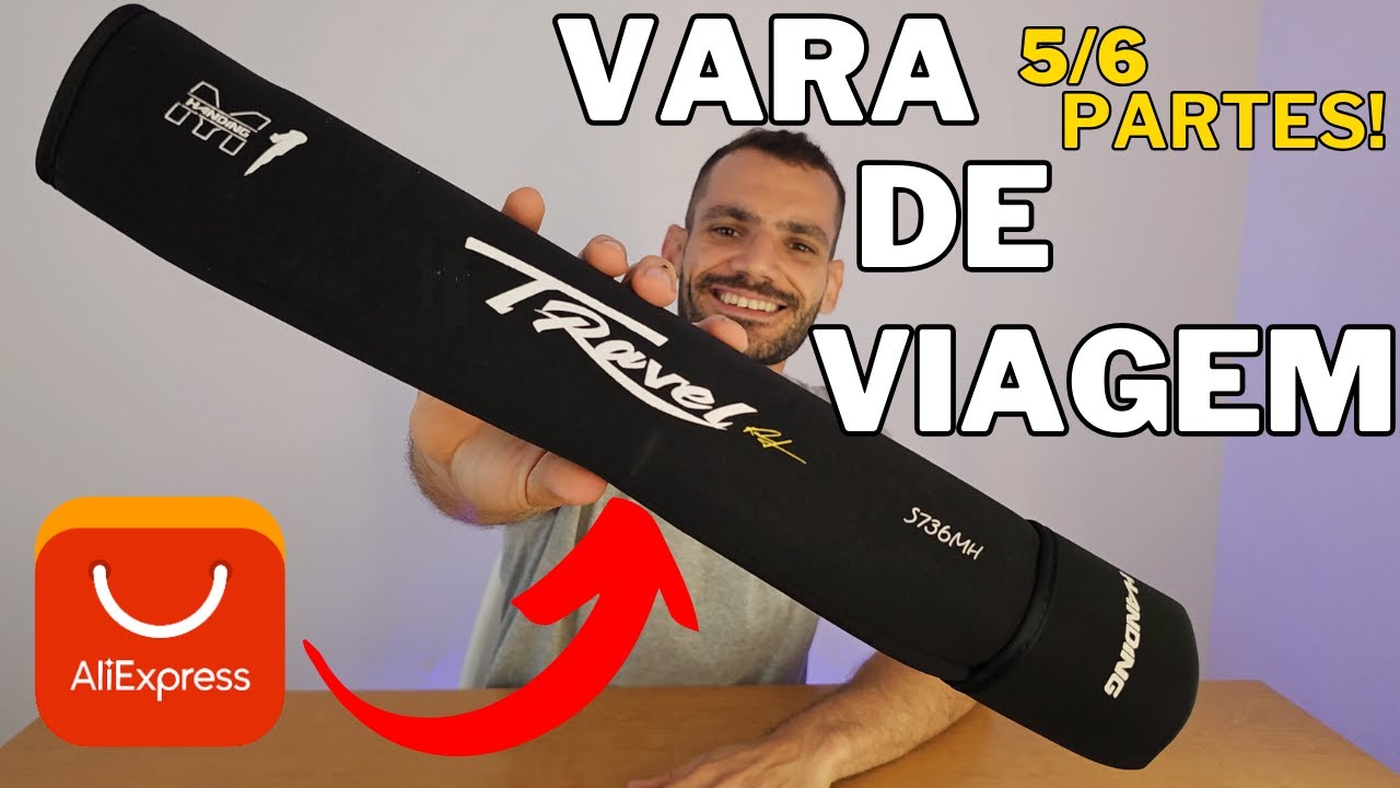 SEM DESCULPAS! AGORA VOCÊ PODE LEVAR SEU MATERIAL DE PESCA AONDE FOR! VARA HANDING M1 TRAVEL!