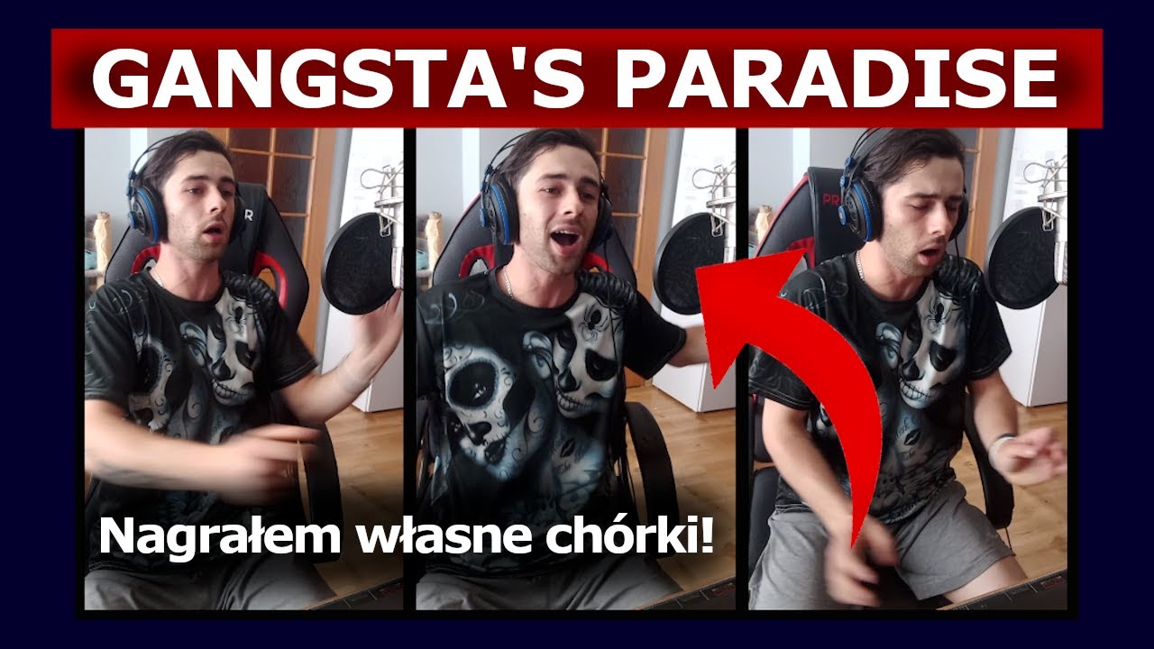 STWORZYŁEM REMAKE utworu COOLIO - GANGSTA'S PARADISE 🔫 | Nagrałem WŁASNE CH&Oacute;RKI! 🤯 | MUZYKANOW #5