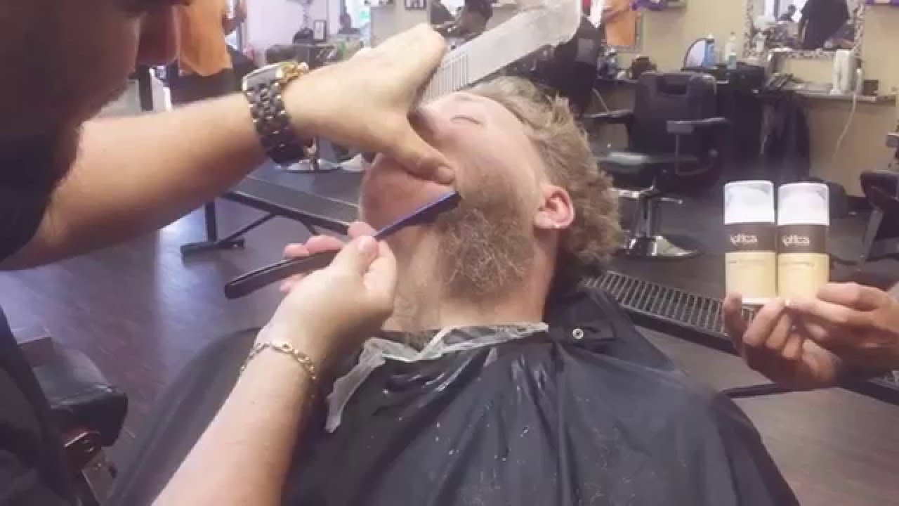 How smooth a straight razor shave is with Xotics Shave Therapy