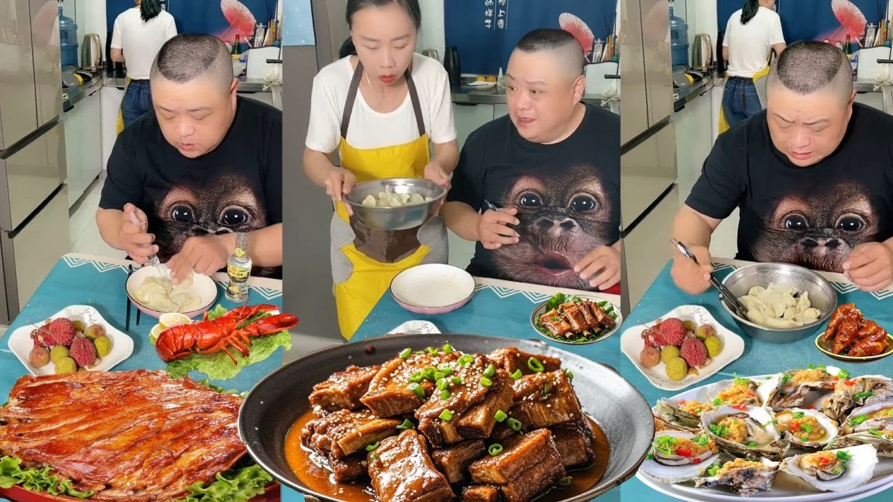 一会儿媳妇儿就出来了吃了，这可咋办啊