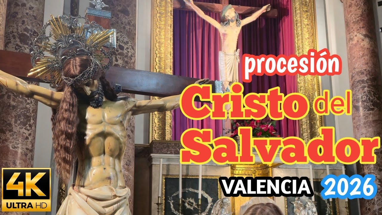 Solemne Processó del Crist del Salvador valencia 2026 #procesió2026 #cristdelsalvador #valencia2026 