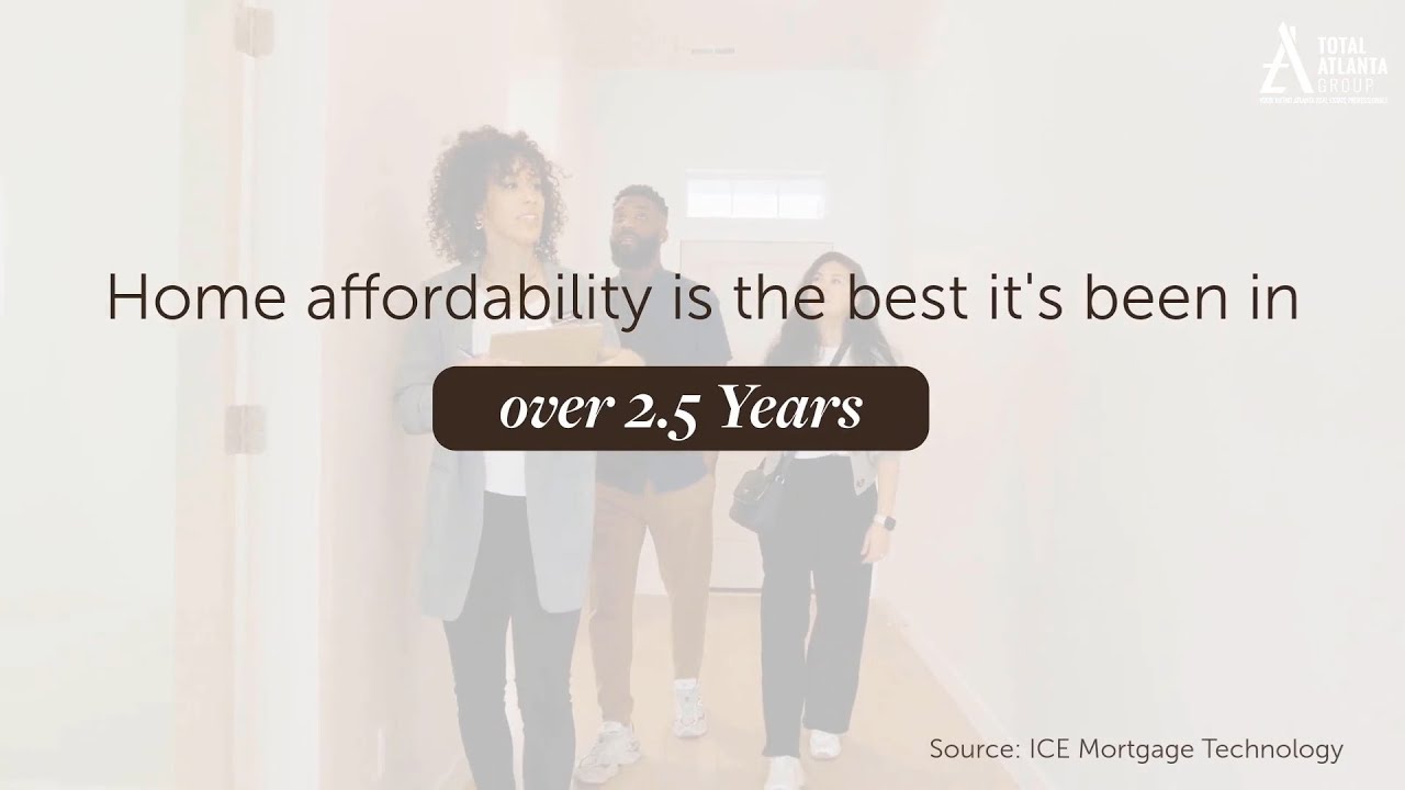 Home Affordability Hits 2.5 Year High - Total Atlanta Group