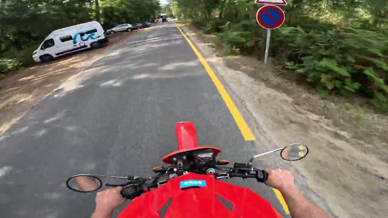 Essai et rodage Swap honda XLR 125 Moteur Zongshen 250.