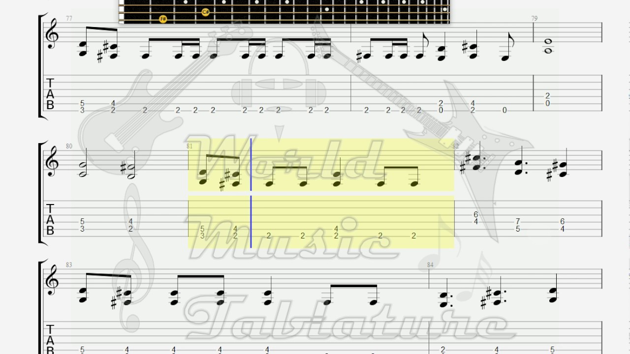 Demons & Wizards   Poor Man 's Crusade GUITAR 1 TAB