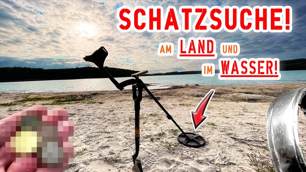 (SONDELN)MÜNZEN und SCHMUCK gefunden! Schatzuche am STRAND mit METALLDETEKTOR