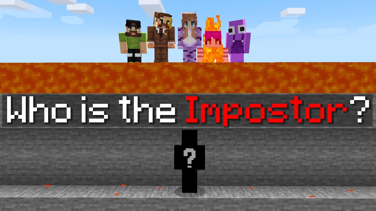 Мир лавы в Minecraft и тайный предатель...
