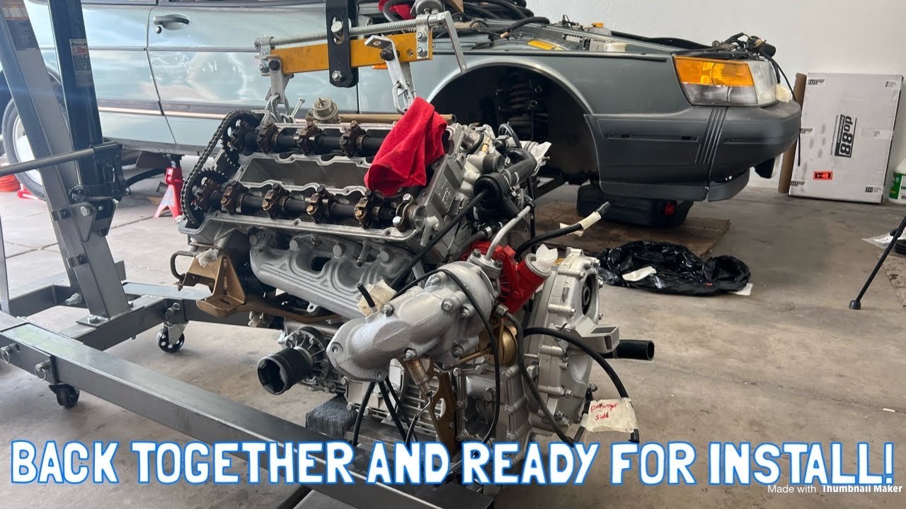 Complete Engine Rebuild and Reassembly on my Saab 900 Turbo (Rebuild Part 7)