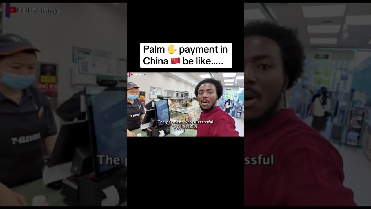 Платежная система Palm в Китае выглядит примерно так: #короткие
