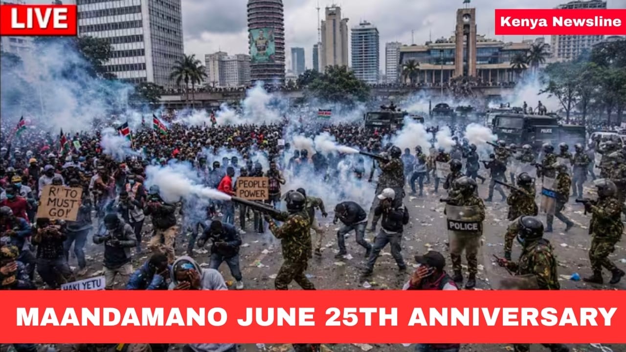 Live: June 25TH MOTHER OF ALL Maandamano in Nairobi CBD | GenZ Protests Anniversary