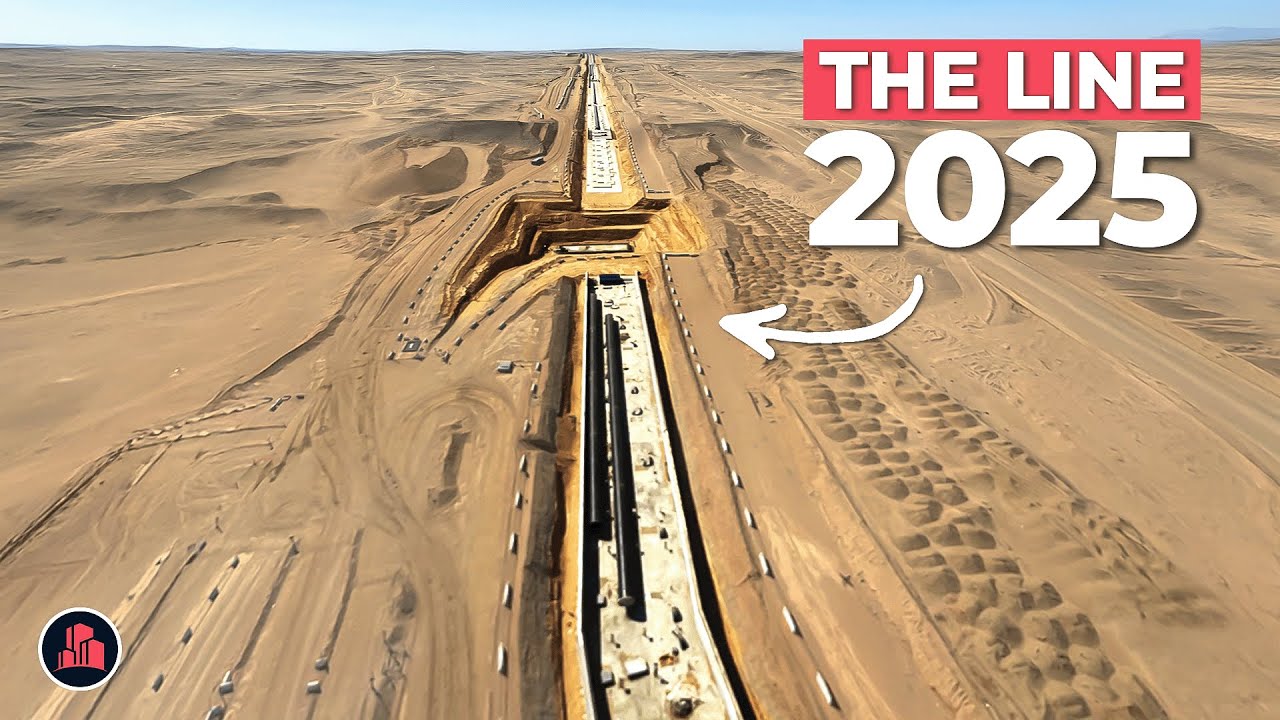 Foi Revelado Novos Detalhes do Real Progresso das Obras de The Line - 2025