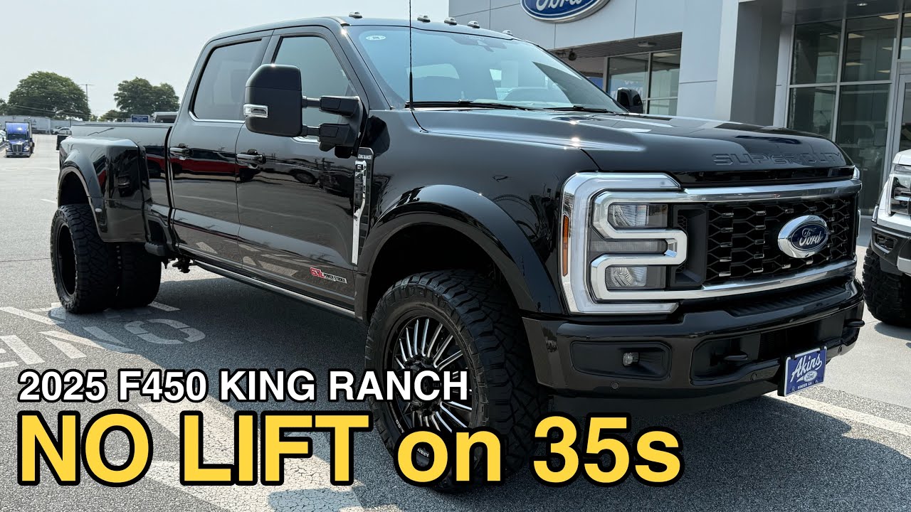 NO LIFT on 35s | 2025 Akins Ford F450 KING RANCH Reserve