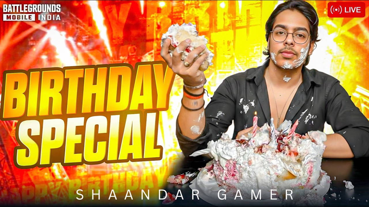 😍10 HOUR NON STOP STREAM CHALLENGE BIRTHDAY SPECIAL| - CAKE CUT ON STREAM‼️BGMI LIVE