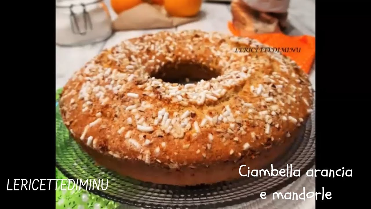 Ciambella arancia e mandorle