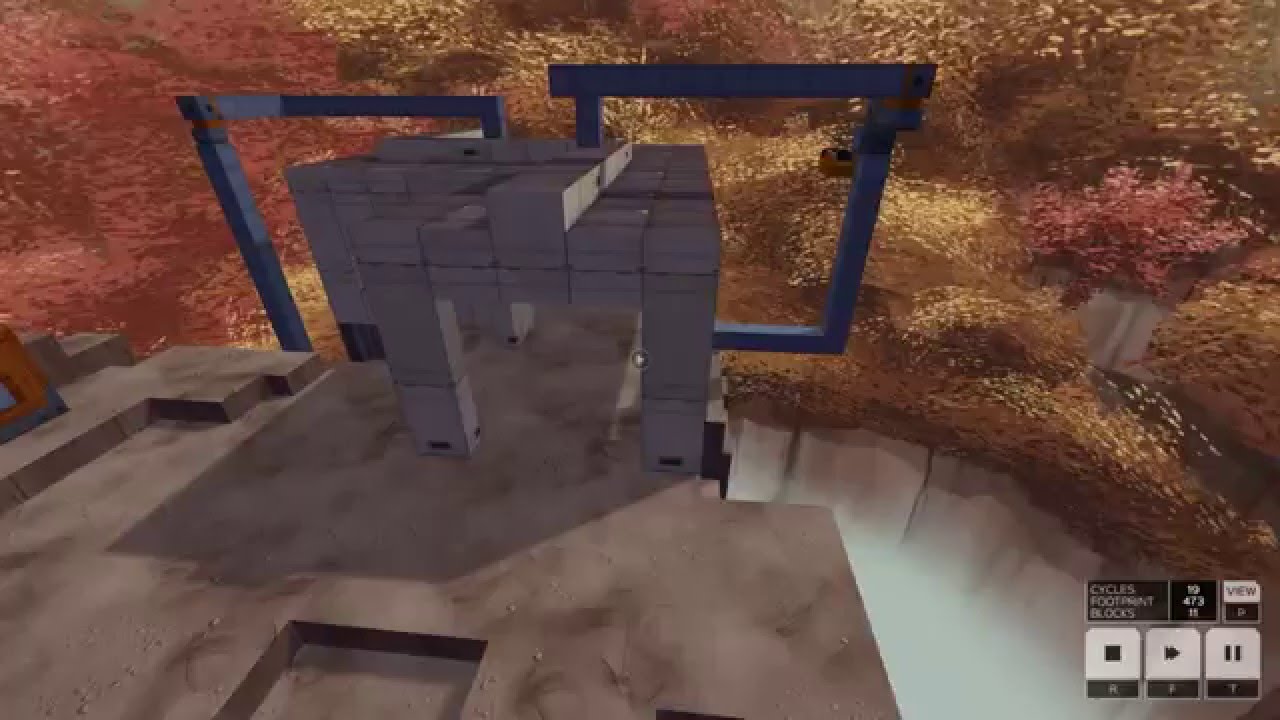 Infinifactory - Rotating through walls