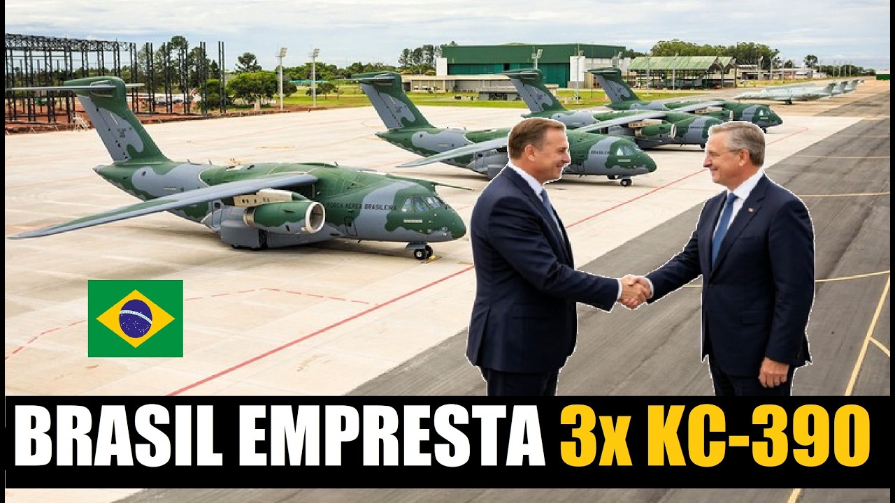 BRASIL empresta 3x KC-390 da FAB! OBRIGADO, &eacute; o melhor CARGUEIRO do MUNDO !