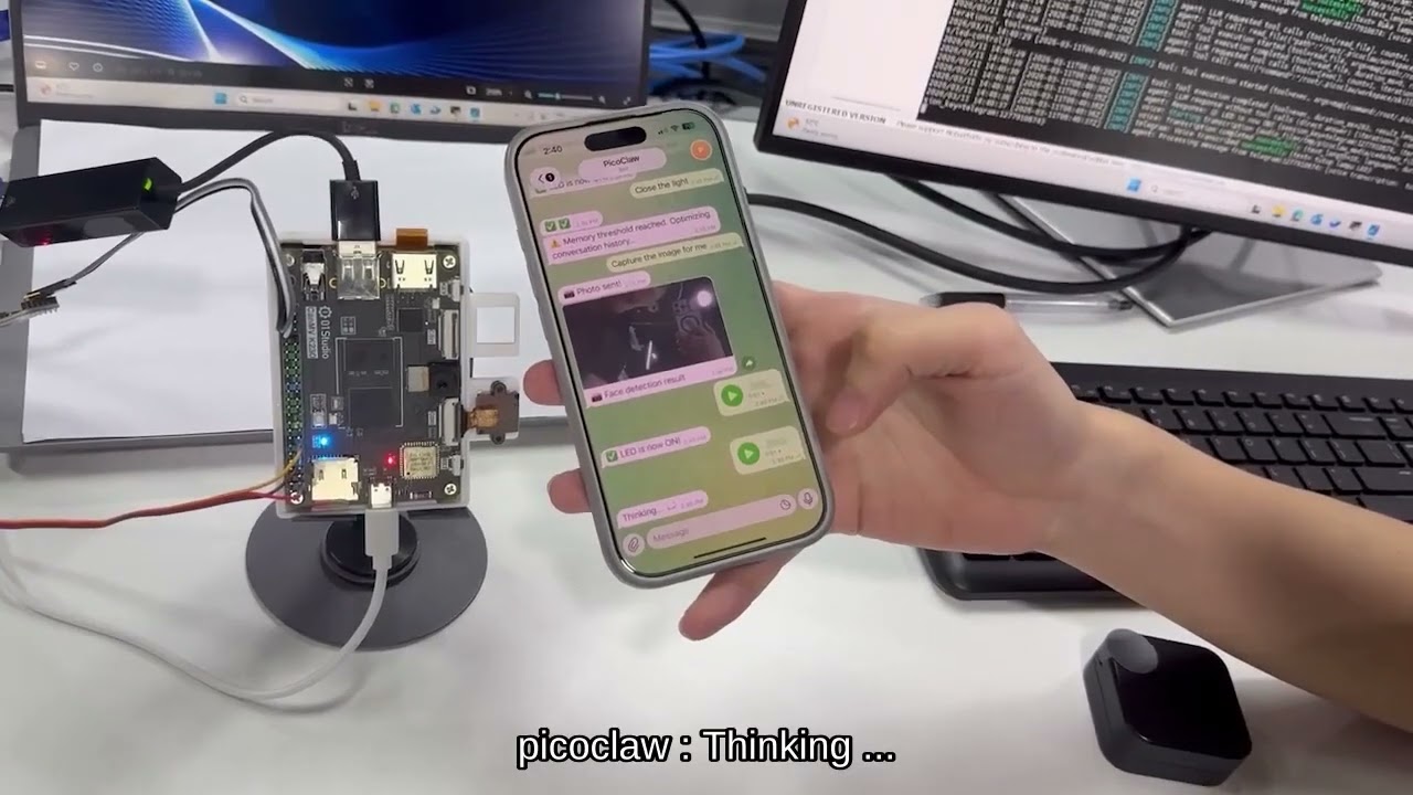 Voice-Activated AI on K230 : PicoClaw Controls LED & Camera