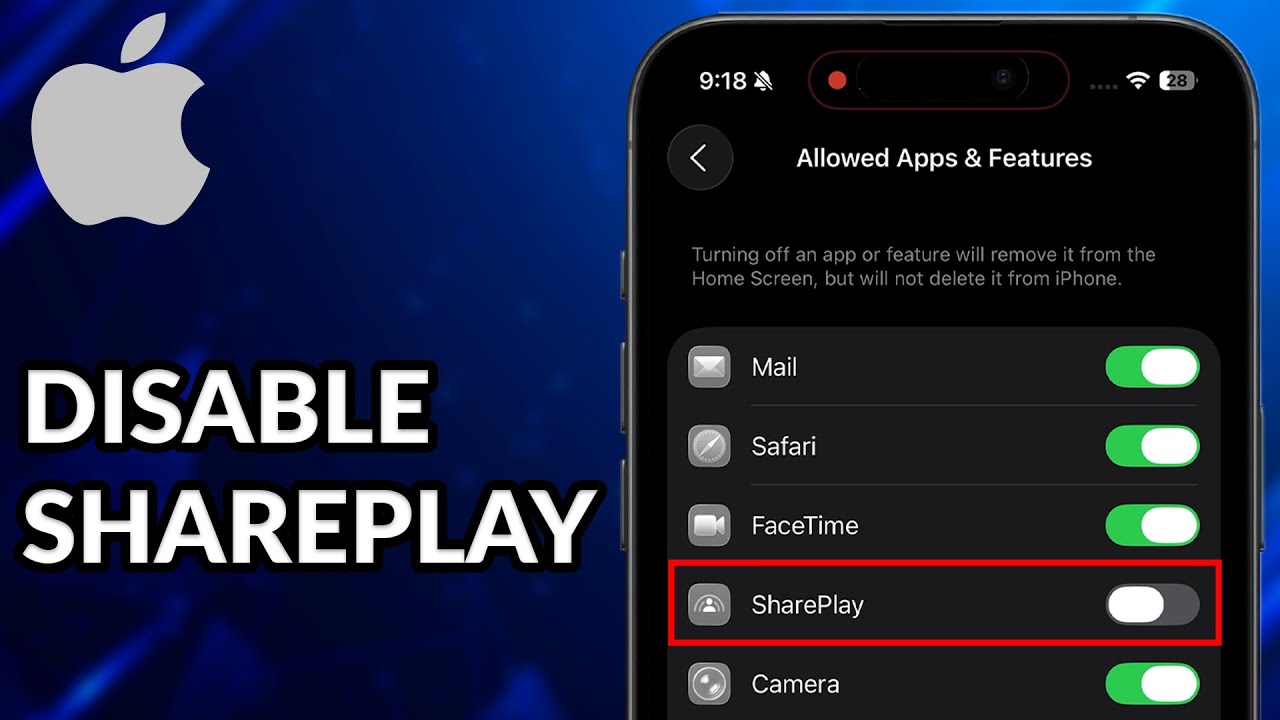 How To Disable SharePlay On iPhone