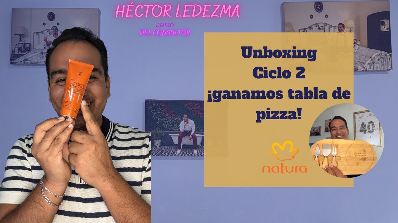 Unboxing Ciclo 2 Natura Avon 2026. Ganamos tabla de pizza y esto pedí