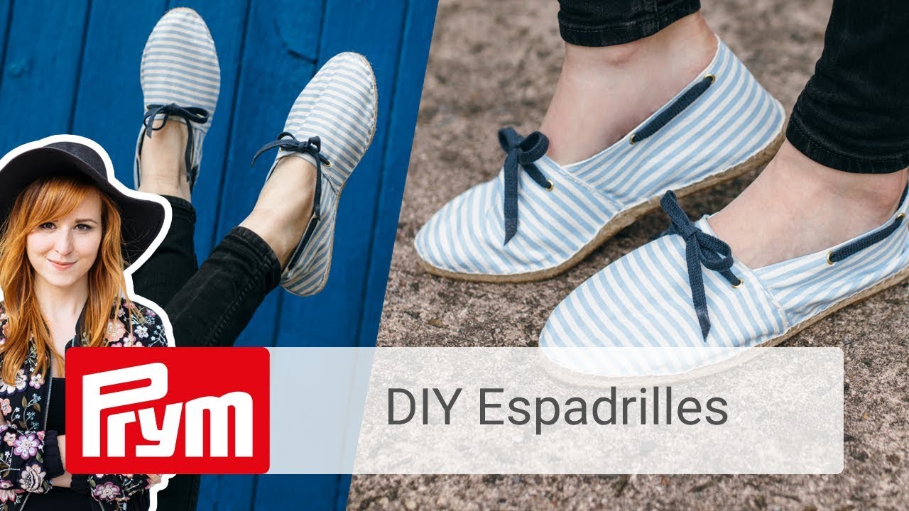 Maritime Espadrilles selber machen | Prym & Liz