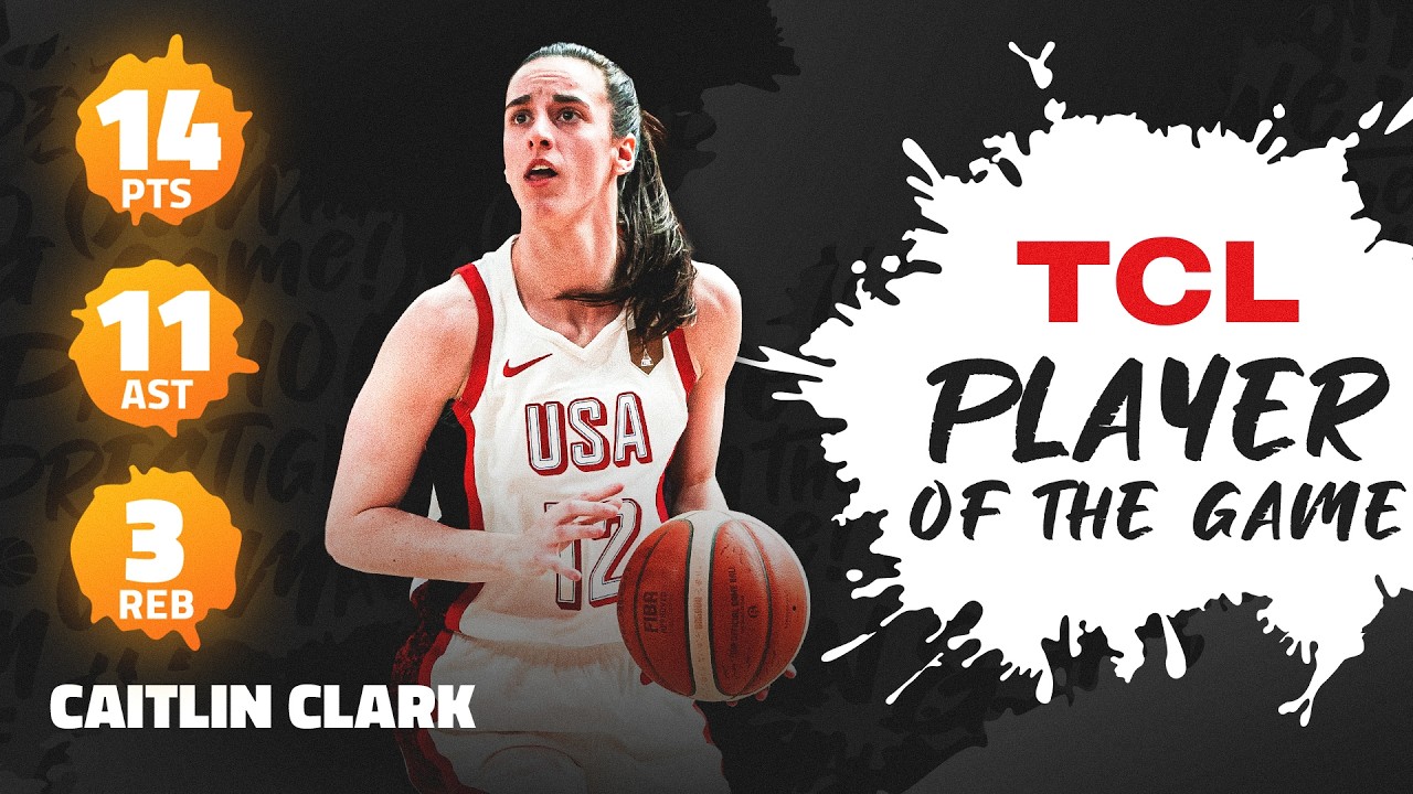 🇺🇸 Caitlin Clark (14 PTS, 11 AST) | TCL Player Of The Game | USA v CHN | FIBA Women's World Cup 2026