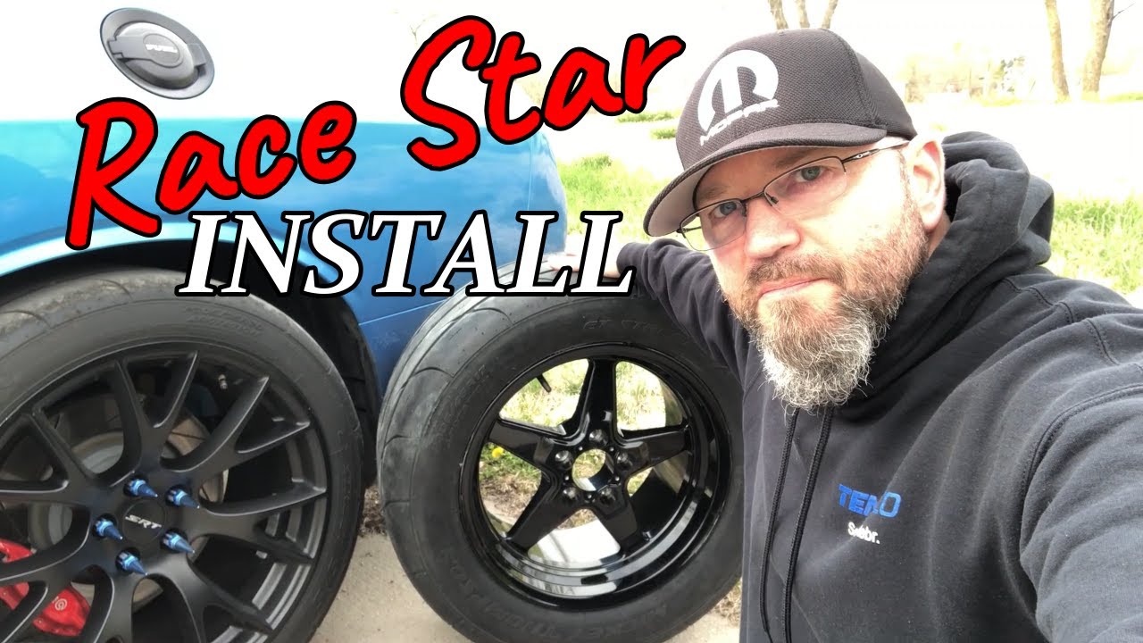 How To Install 17x9.5 Race Star Wheel Kit Dodge Challenger Hellcat Installation Need To Know