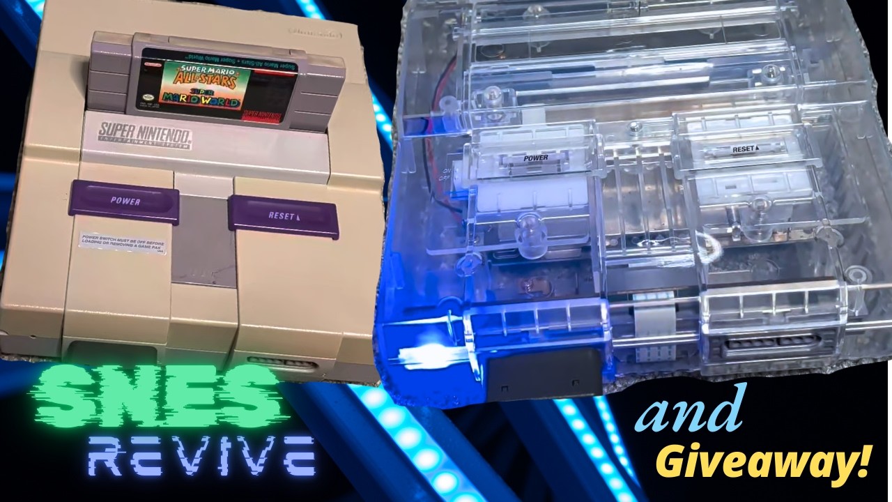 Full SNES Restoration: Recap, Regulator Upgrade & Transparent Shell (Giveaway)
