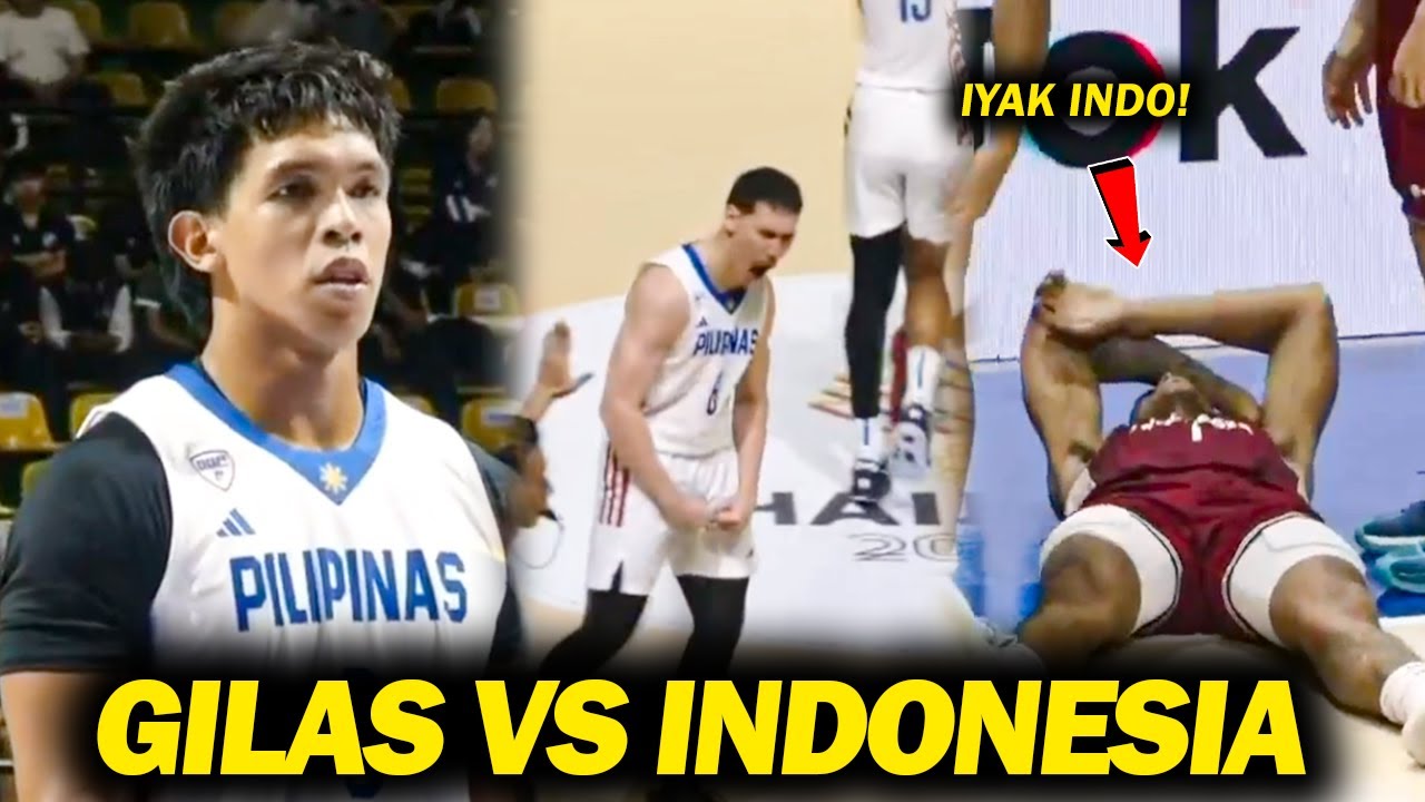 GILAS VS INDONESIA | Pasok na sa Finals ang Gilas! Grabeng Depensa ang Pinakita! Iyak ang Indo!
