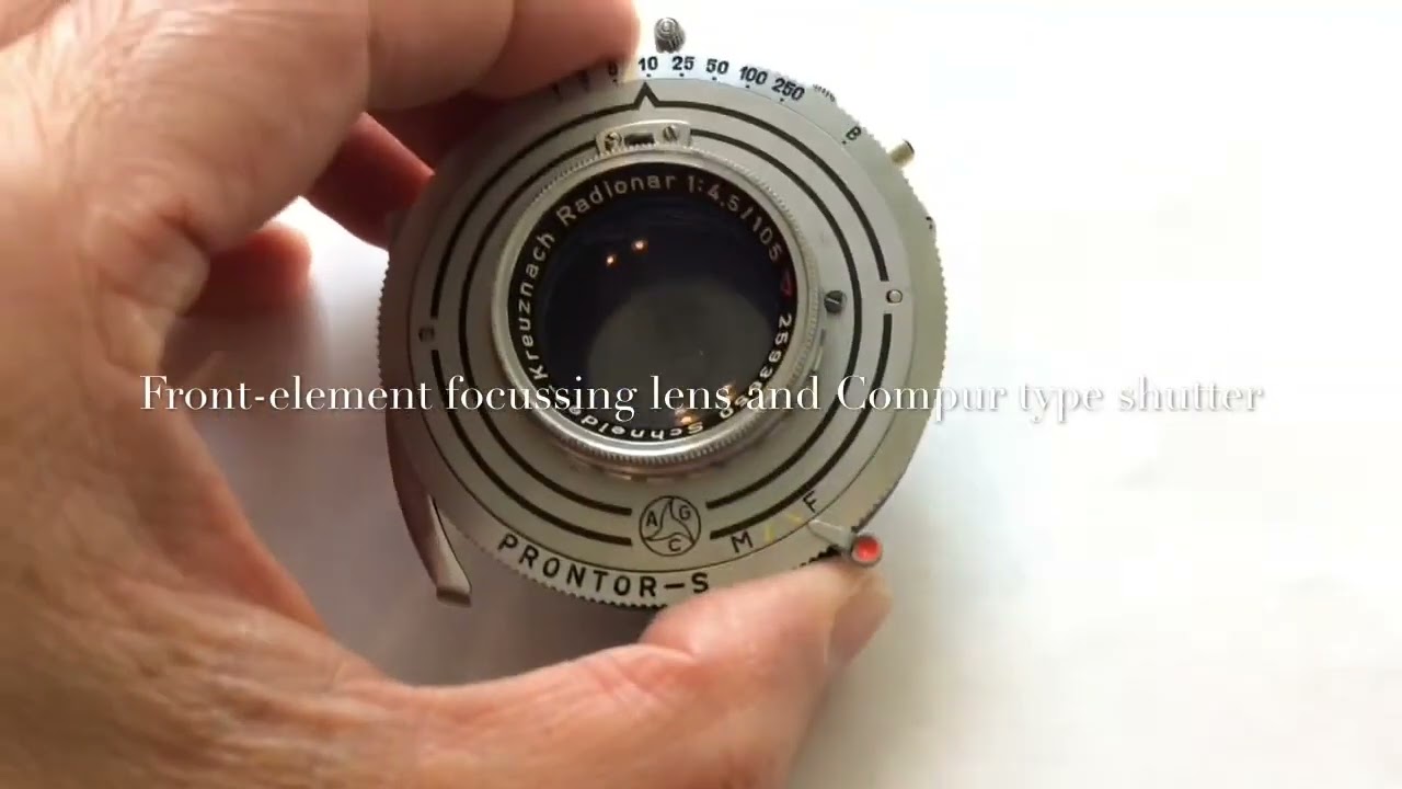 Walkthrough of an Fuji Instax Wide 300 camera modified with a vintage lens