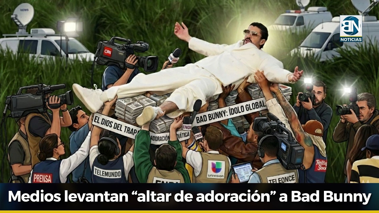 Medios de comunicación levantan “altar de adoración” a Bad Bunny