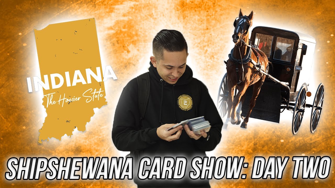 BUYING 5 VALUE BOXES FULL OF CARDS 😱 Shipshewana Card Show Day Two