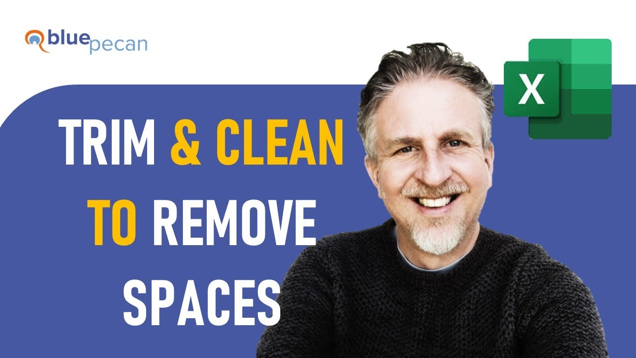 Функция TRIM в Excel | TRIM & CLEAN для удаления начальных и конечных пробелов справа и слева от ...