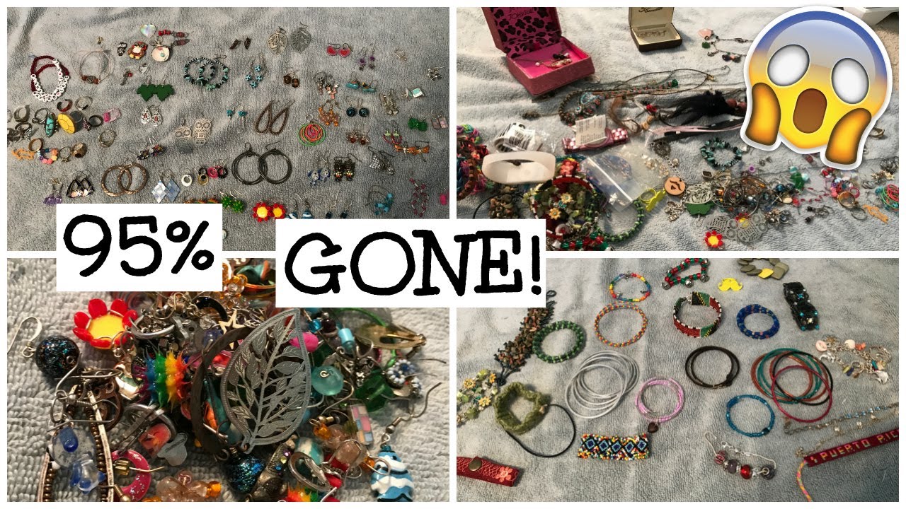 MASSIVE Jewelry Collection Declutter- 95% GONE!!