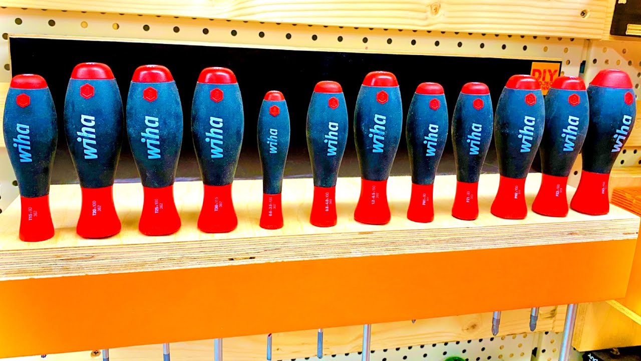 WOW! French Cleat Halter für ALLE Schraubendreher / clever french cleat screwdriver holder for ALL